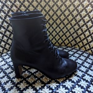 Whistles Dahlia Lace Up Booties (37)